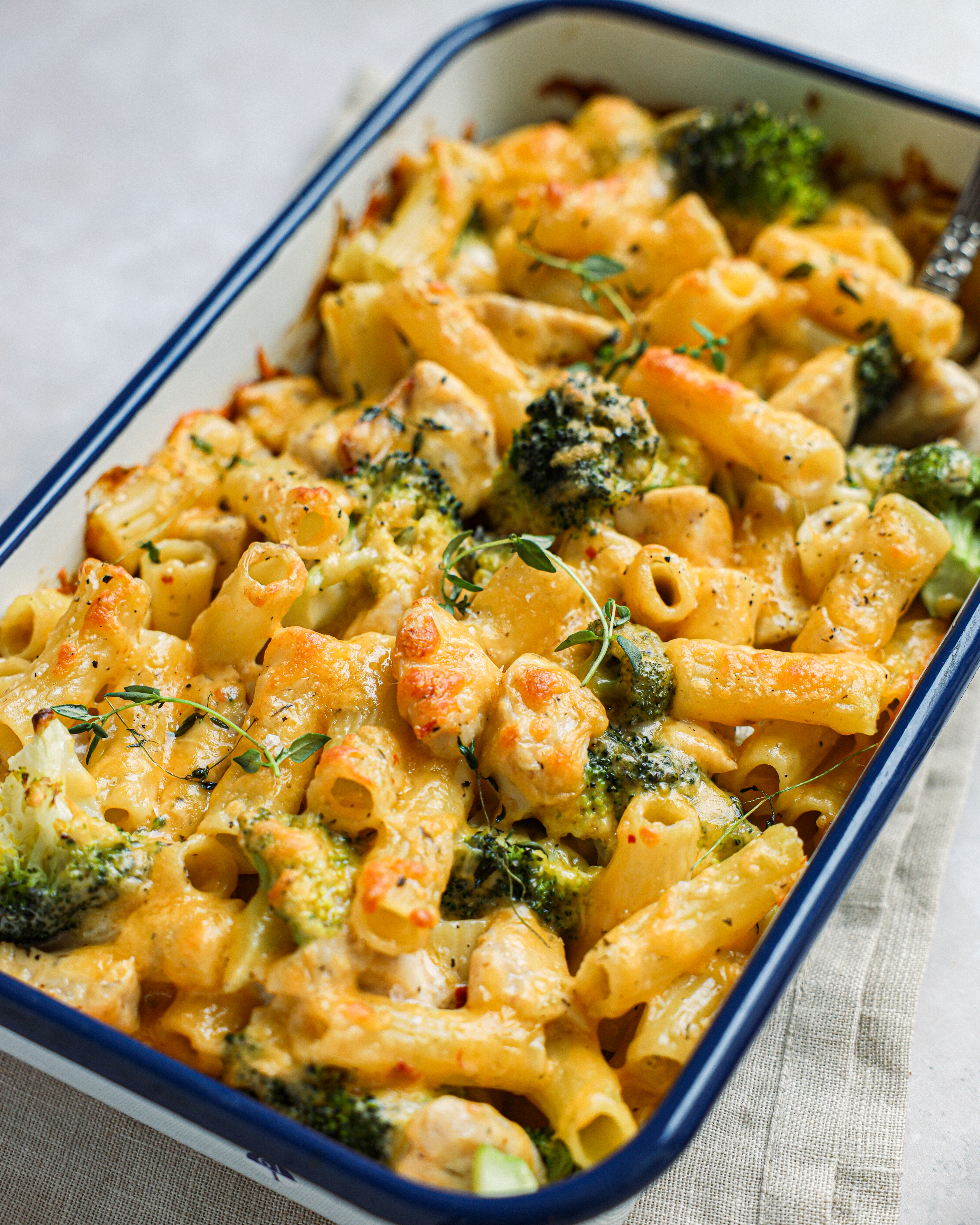 Oven-baked pasta