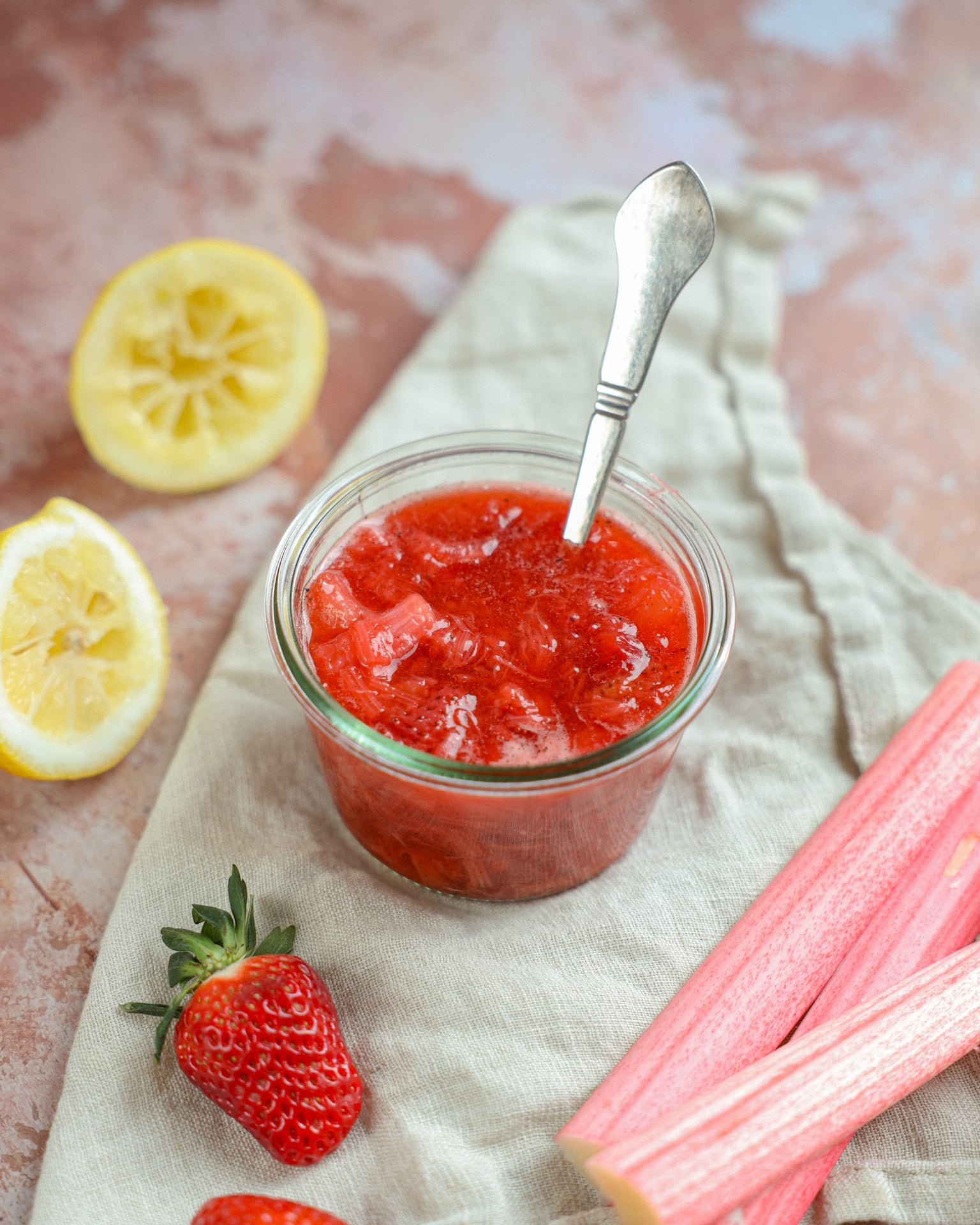 Preserving rhubarb