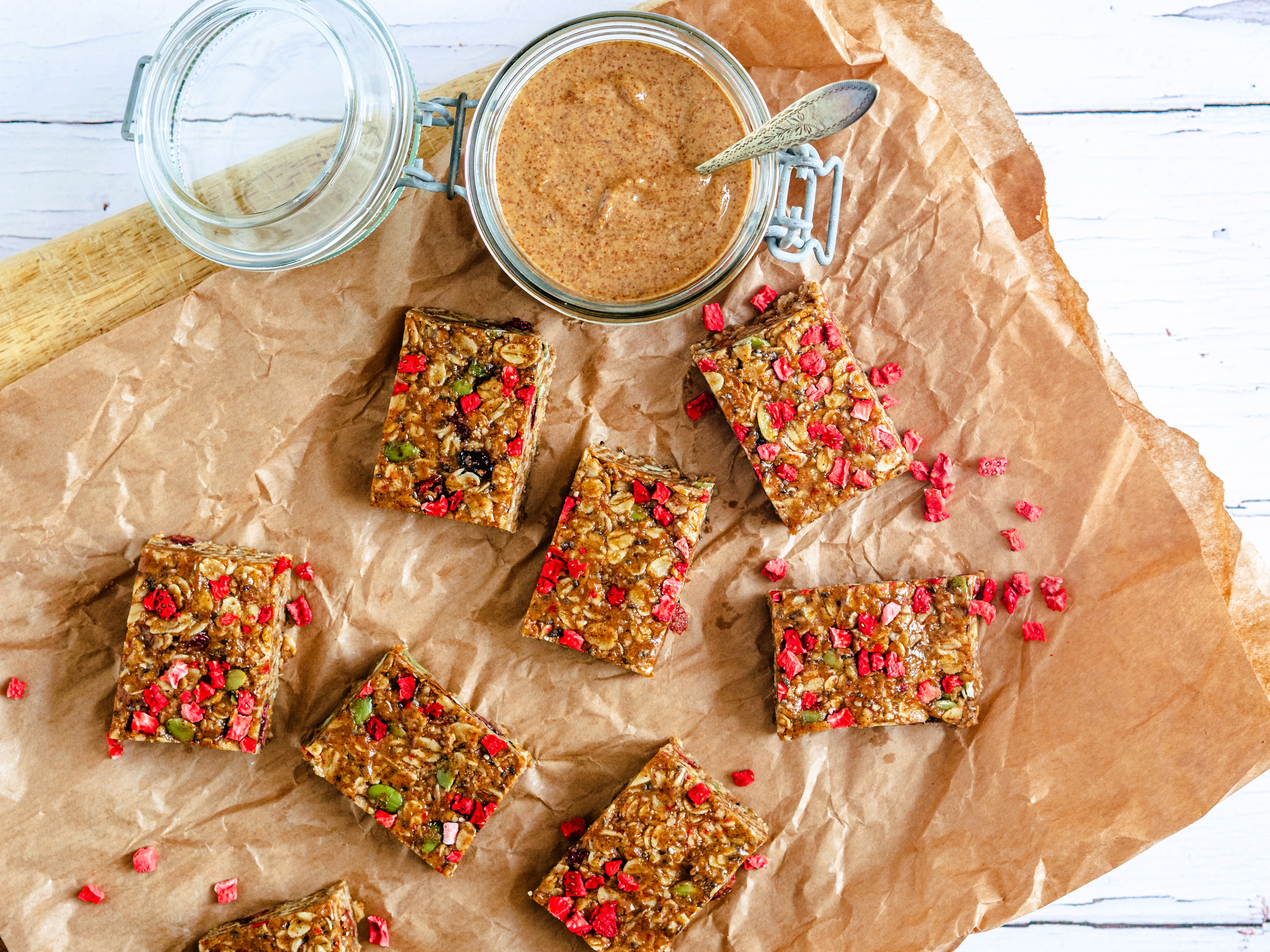 Protein flapjacks