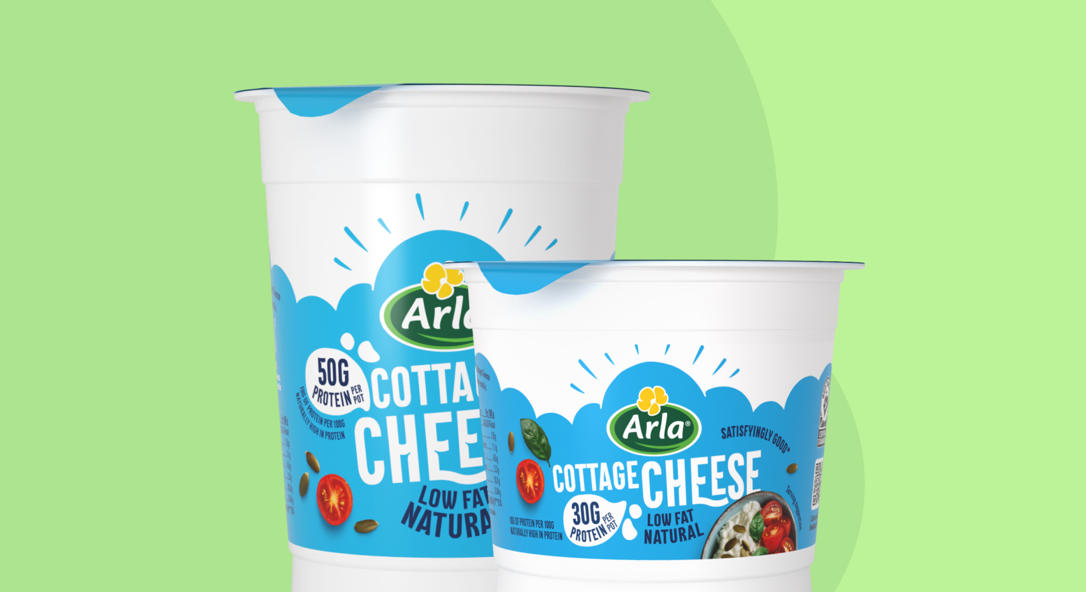 ARLA LOW FAT NATURAL COTTAGE CHEESE