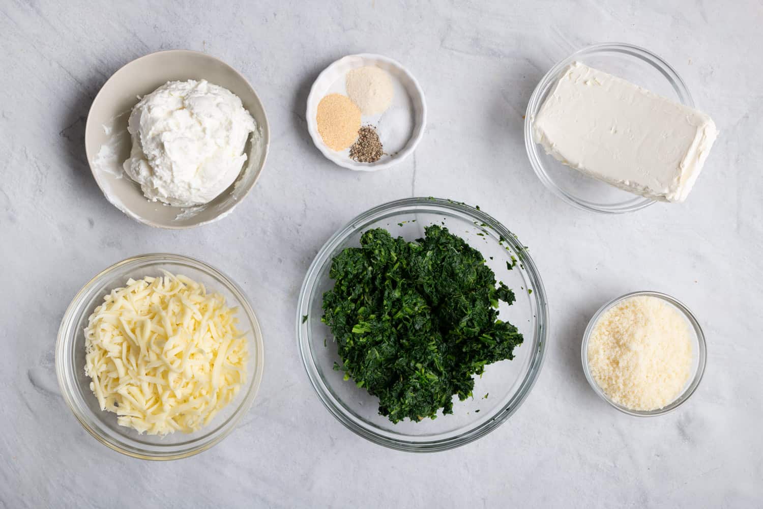 Spinach Dip in a mixer
