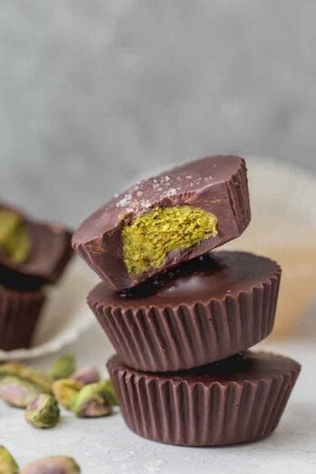 pile of Pistachio Butter Cups