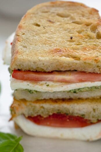 Grilled Mozzarella Sandwich.