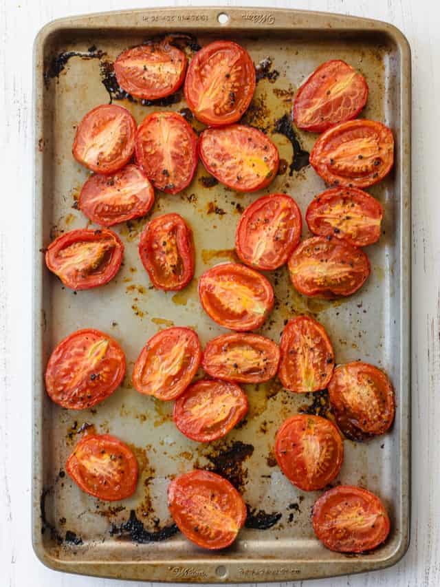 After roasting.