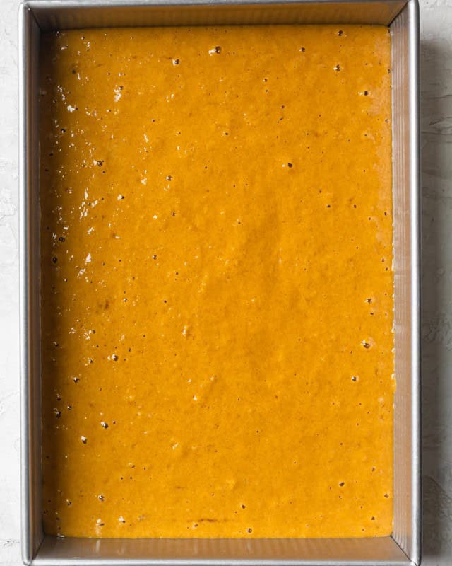 Before baking.