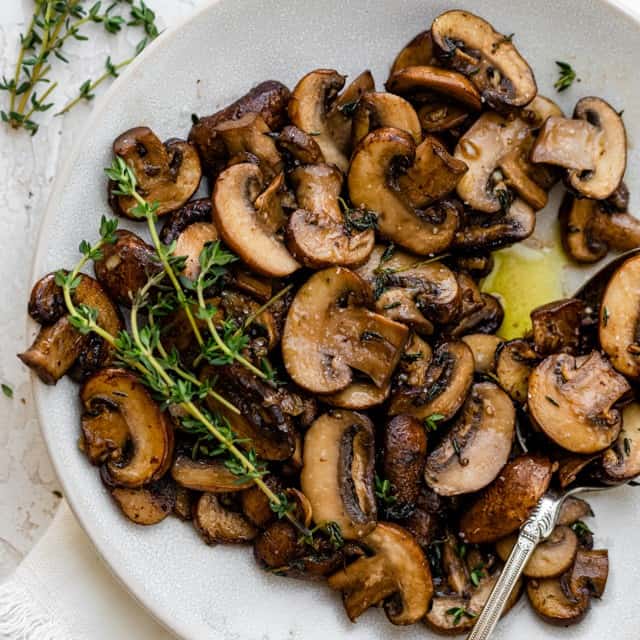 Sauteed Mushrooms.