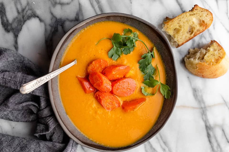 Carrot Ginger Soup.