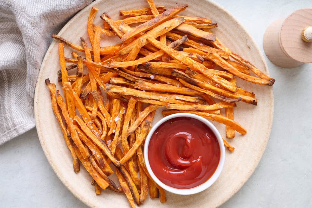 Baked Sweet Potato Fries.