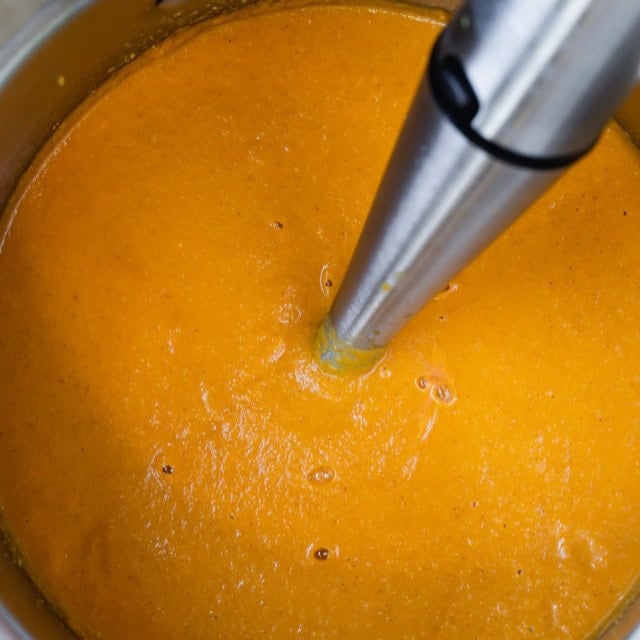 After blended.