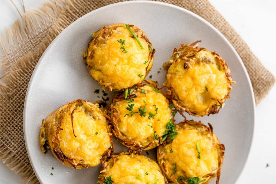 Hash Brown Egg Nests.