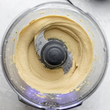After blending.