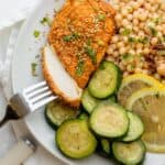 Hummus Crusted Chicken.