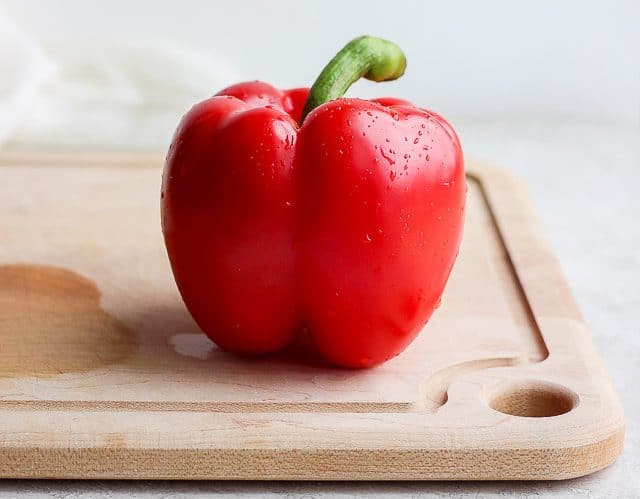 vegetable on a chopping board