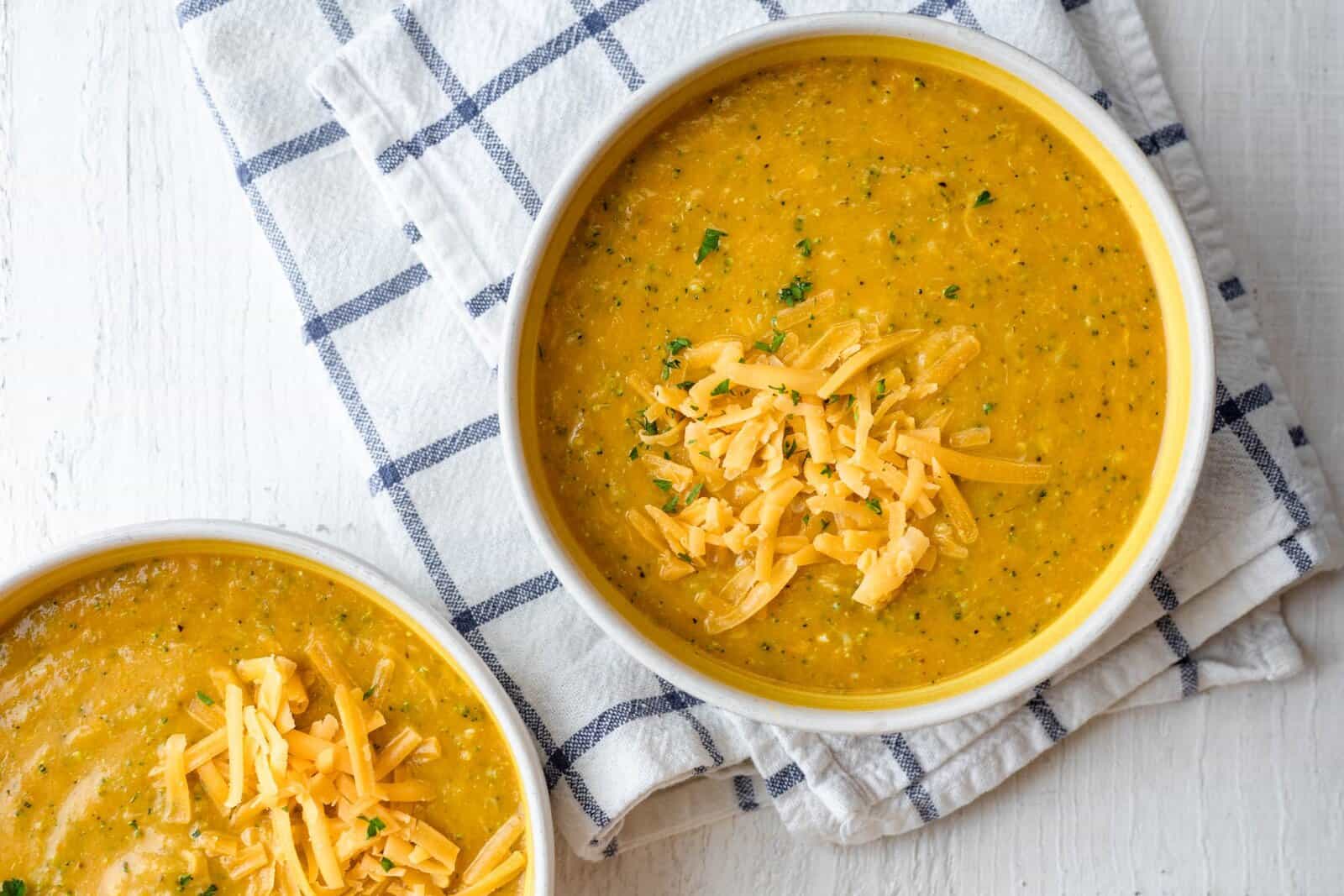 Broccoli and Cheese Soup.