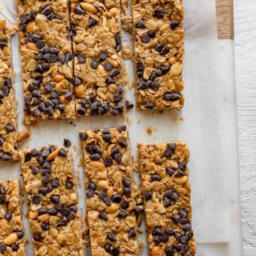 Chocolate Peanut Butter Granola Bars.