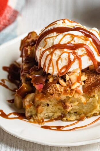 Apple Bread Pudding.