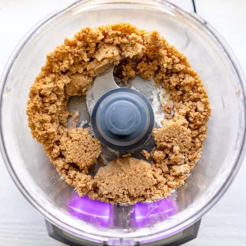 After mixing, with molasses and honey added.