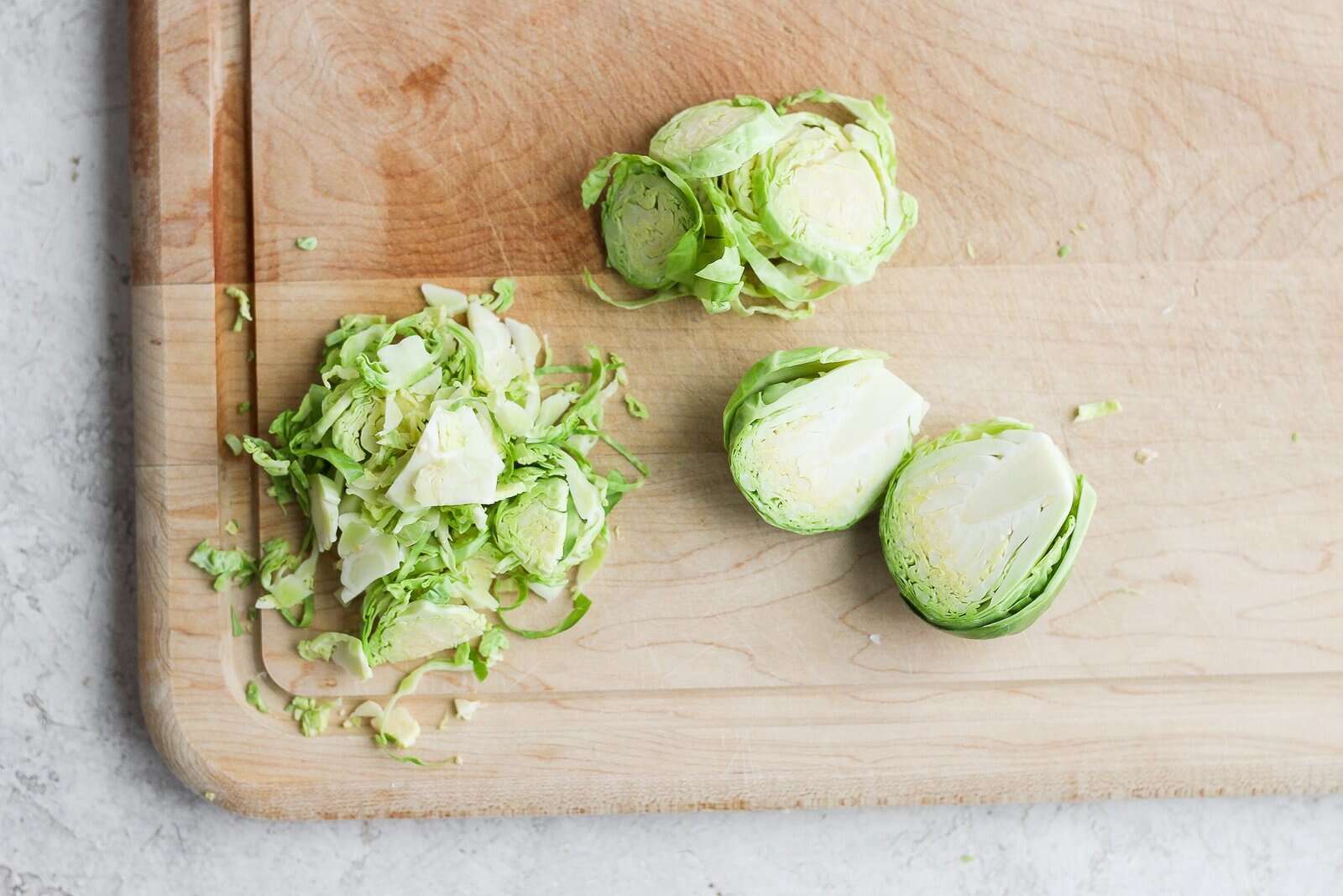 How to Cut Brussel Sprouts.