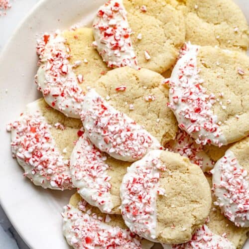 Peppermint Sugar Cookies.