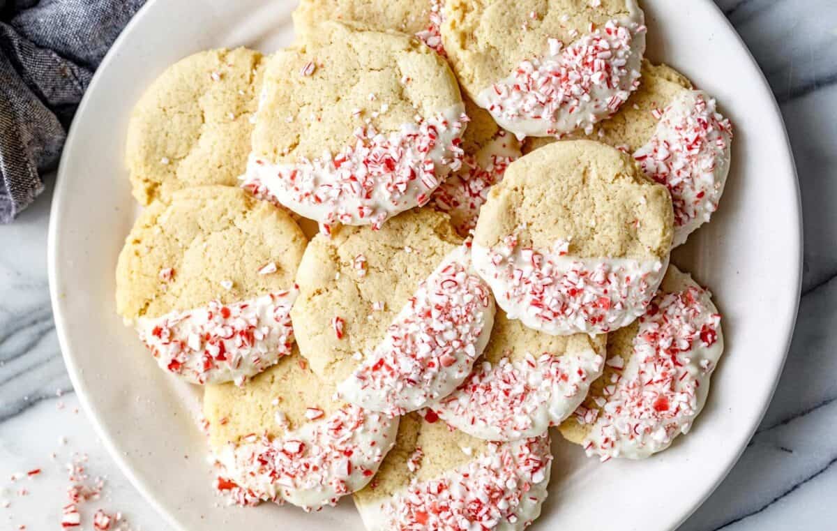 Peppermint Sugar Cookies.