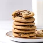 Tahini Chocolate Chip Cookies.