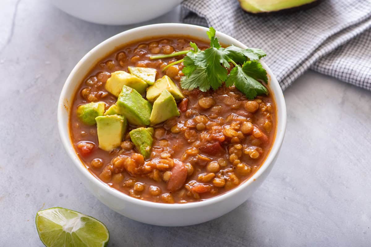 Vegan Lentil Chili.