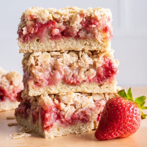 Strawberry Oat Bars.