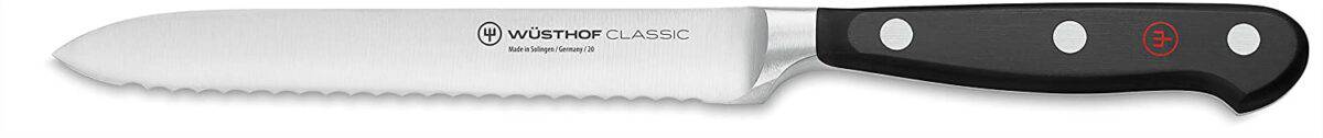 Wรผsthof Classic Utility Knife, 5-Inch, Serrated