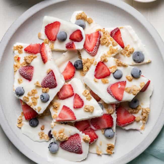 Frozen Yogurt Bark.