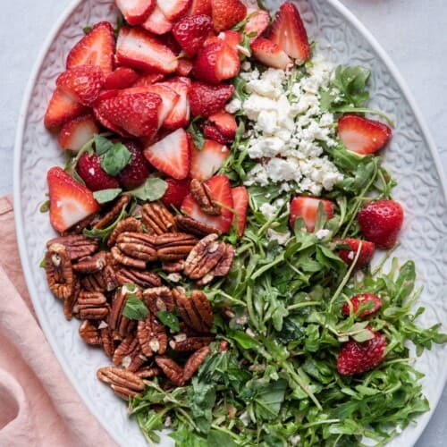 Strawberry Arugula Salad.