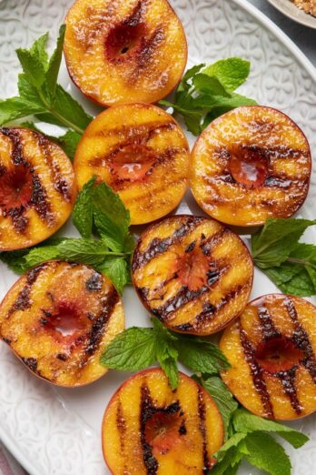 Grilled Peaches.