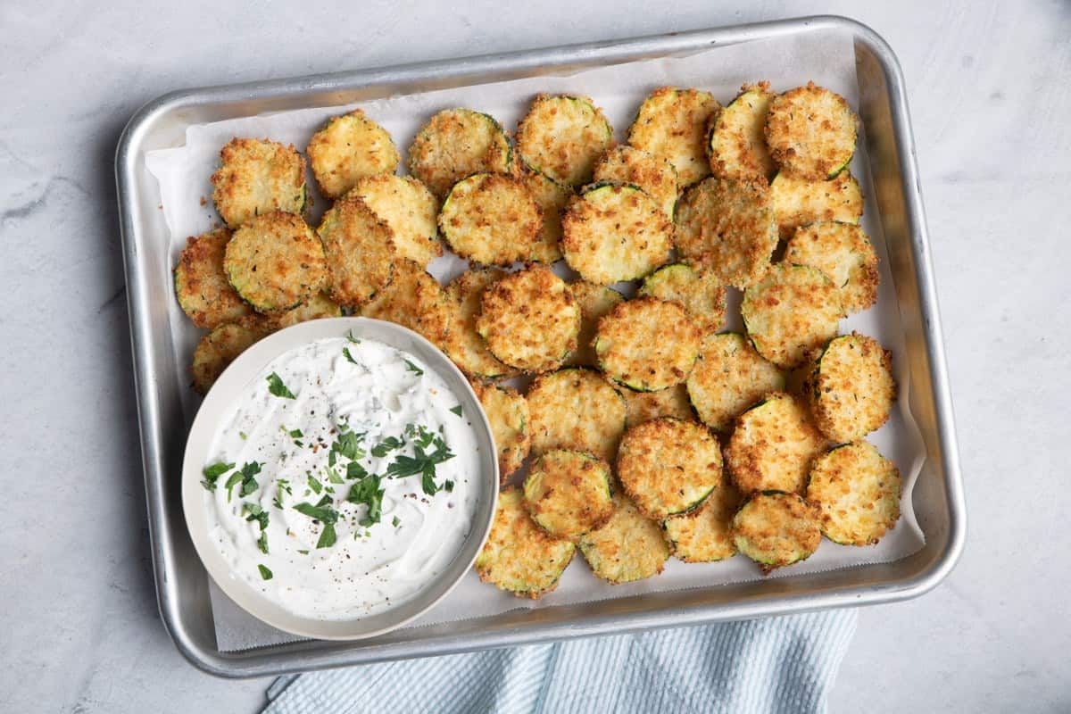 Air Fryer Zucchini Chips.