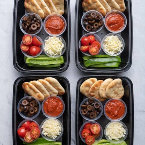 DIY Pizza Lunchables.