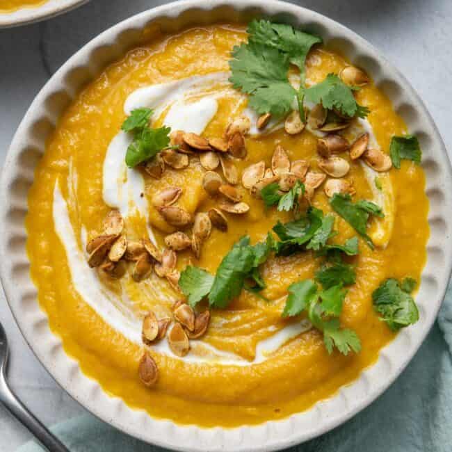 Acorn Squash Soup.