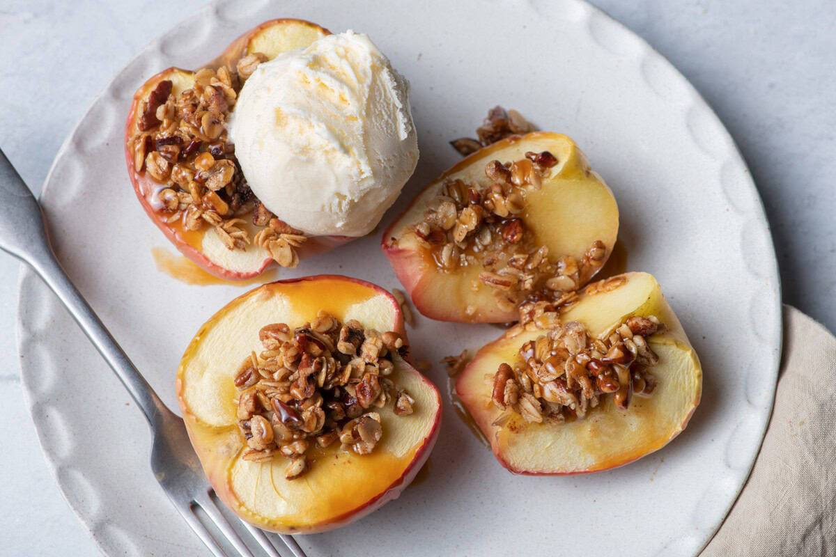 Cinnamon Baked Apples.