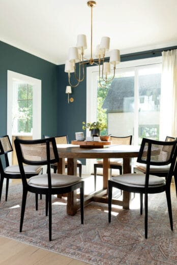 Dining room in Jawad home