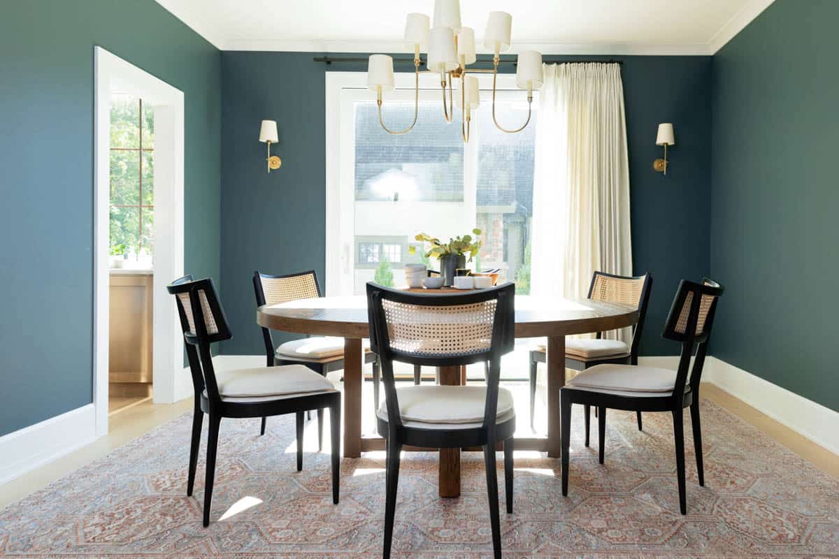 Image of the Jawad dining room after renovation