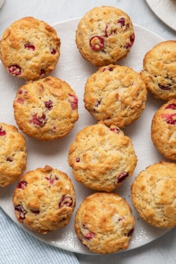 Cranberry Lemon Muffins.