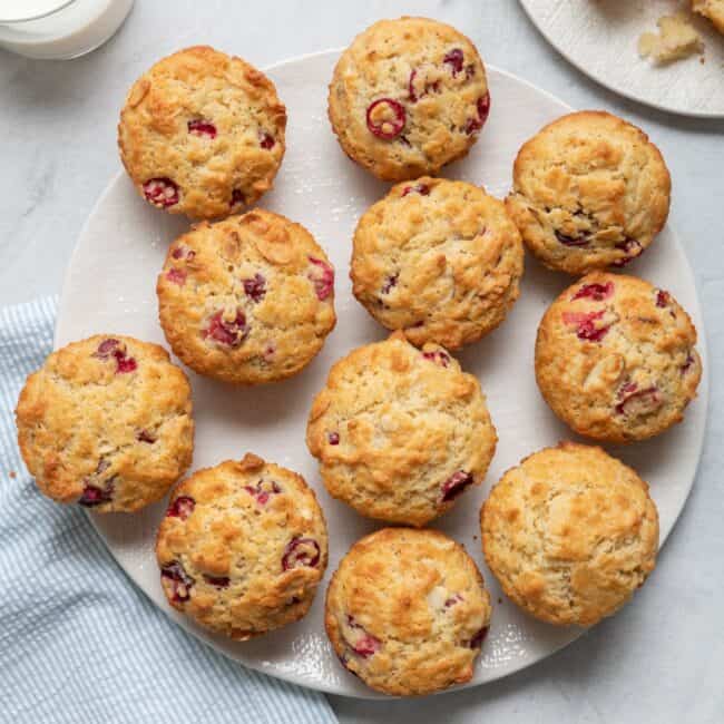 Cranberry Lemon Muffins.