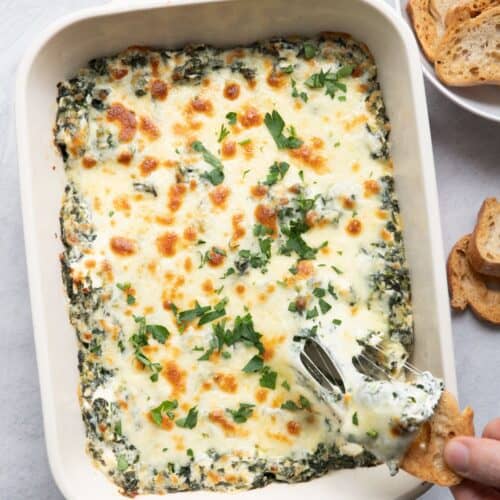 Cream Cheese Spinach Dip.