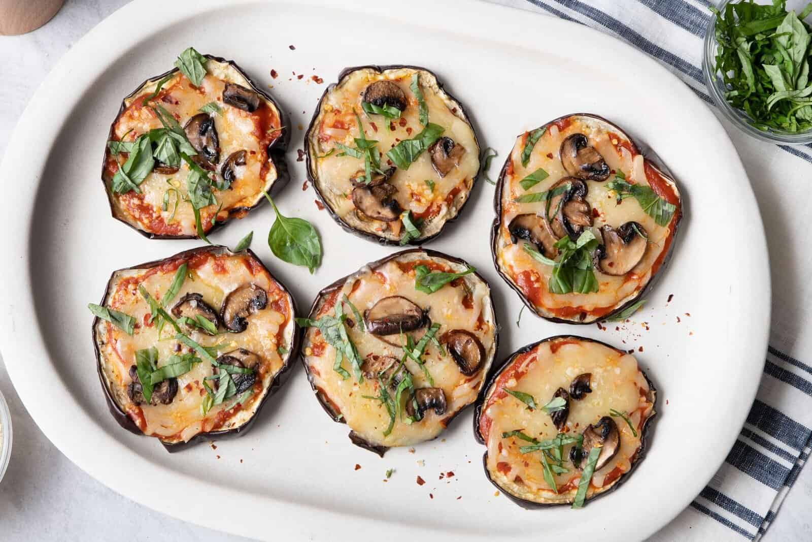 Eggplant Pizza.