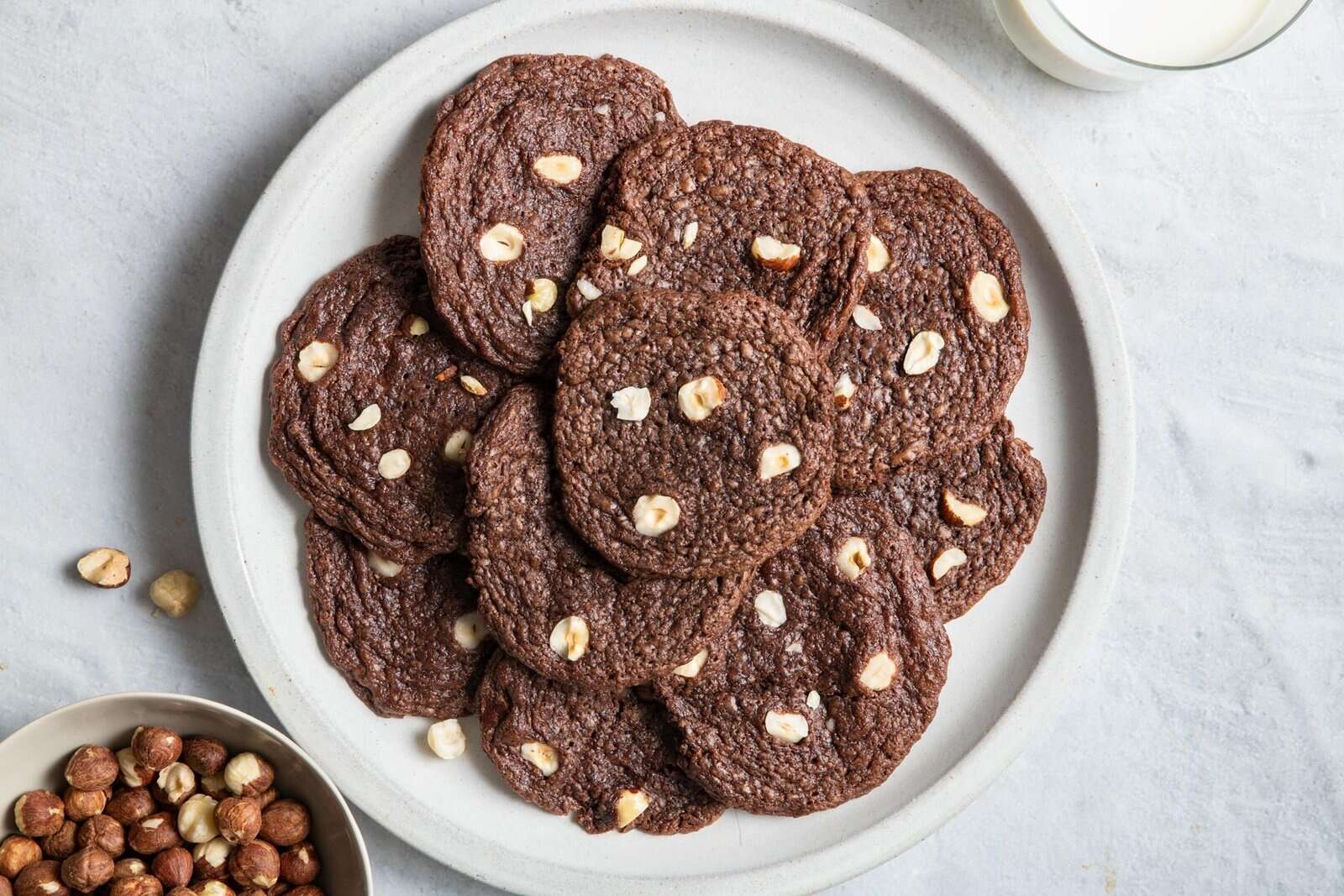 Chocolate Hazelnut Cookies.