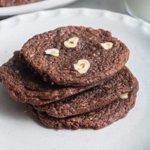 Chocolate Hazelnut Cookies.