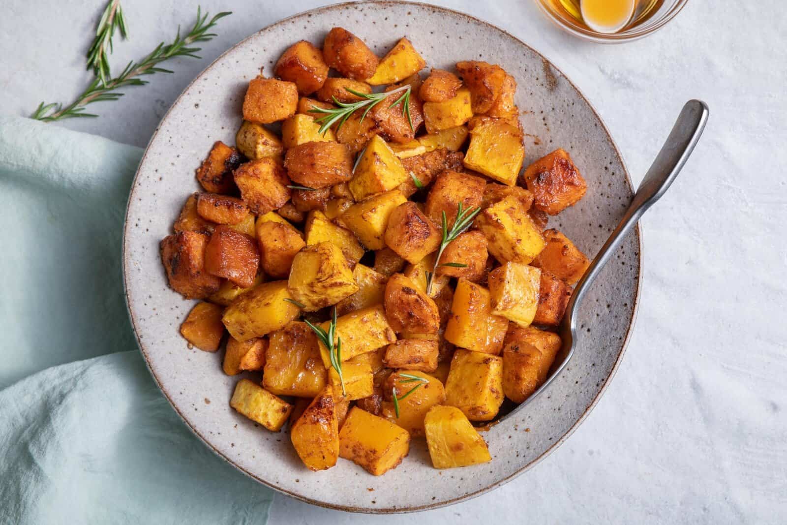Cinnamon Roasted Butternut Squash.