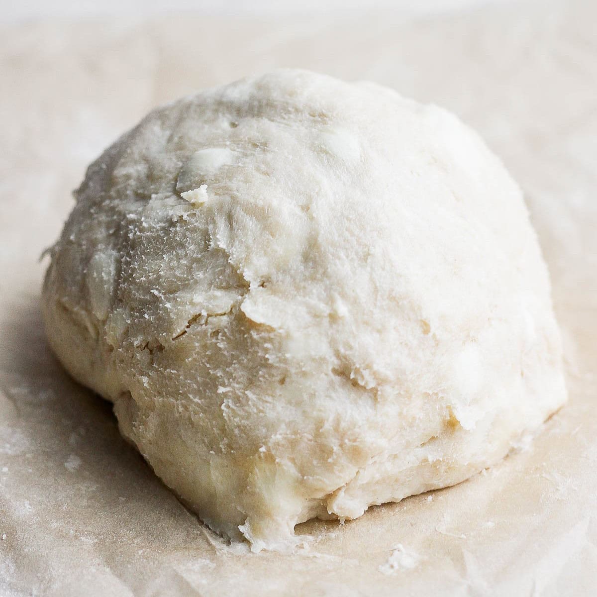 Final stage of the dough looking smooth.