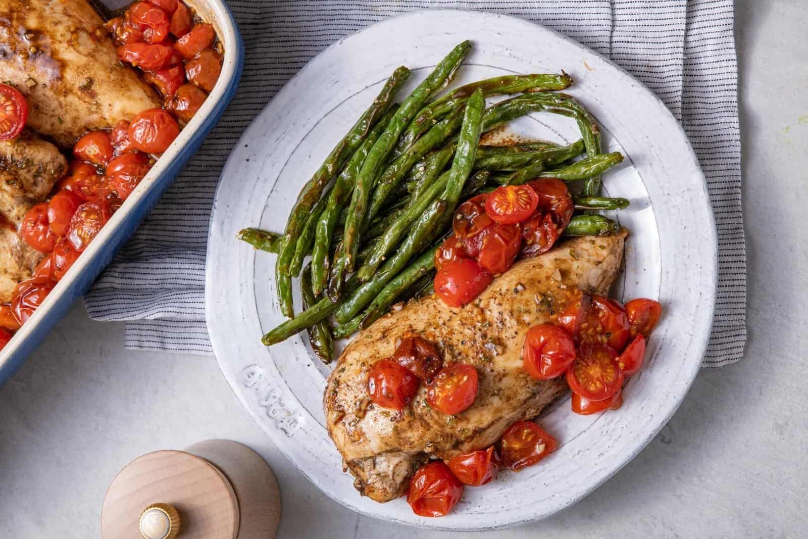 Baked Balsamic Chicken.