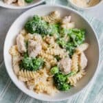 Broccoli Chicken Alfredo.