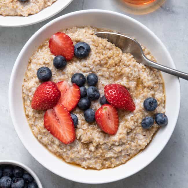 Instant Pot Steel Cut Oats.