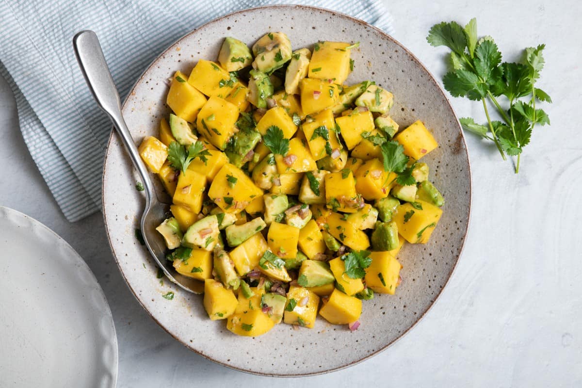 Mango Avocado Salad.