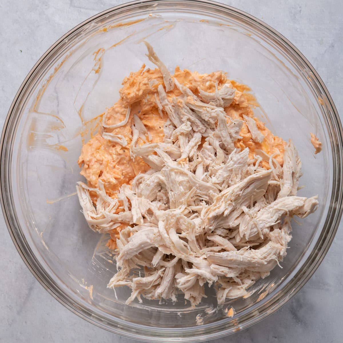Chicken added on top.